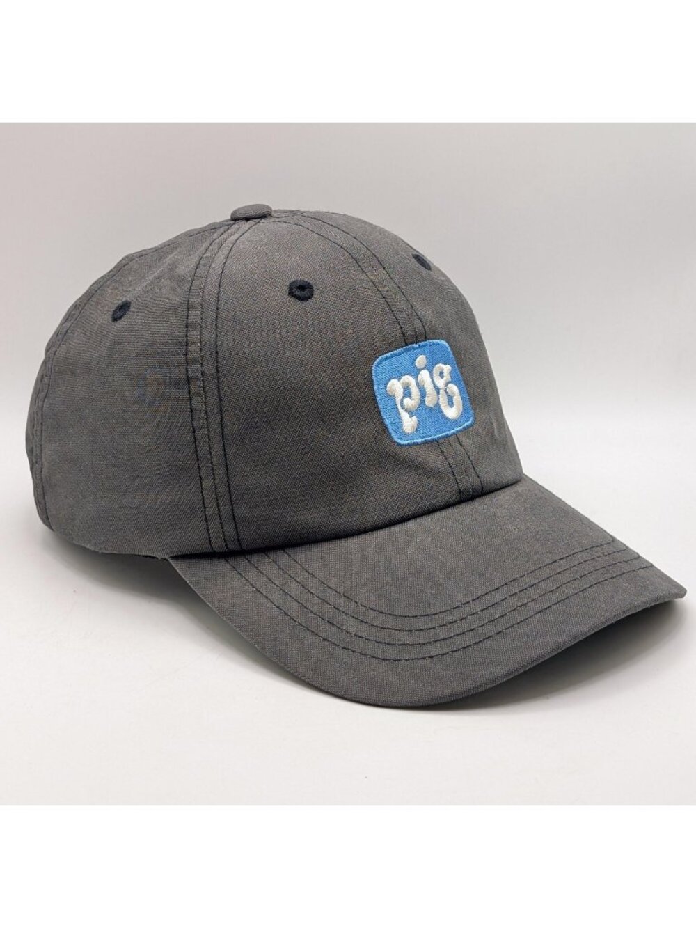 Pig Gray Unisex Strap Back Adjustable Farmer Pork Animals